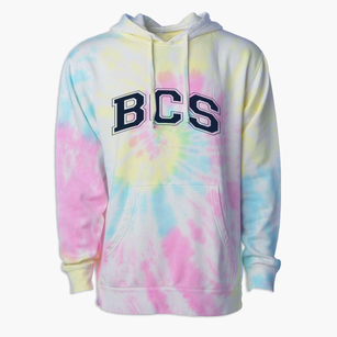 Bcs Varsity Arch Premium Tie-Dye Hoodie