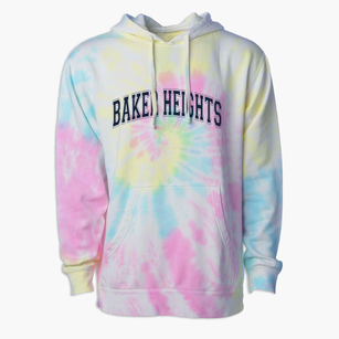 Baker Heights Elementary School Varsity Arch Premium Tie-Dye Hoodie