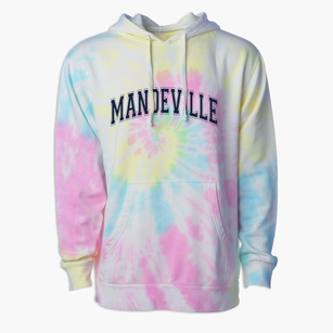 Mandeville High School Varsity Arch Premium Tie-Dye Hoodie