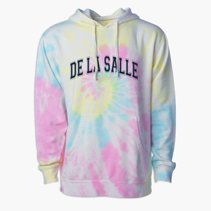 De La Salle High School Varsity Arch Premium Tie-Dye Hoodie