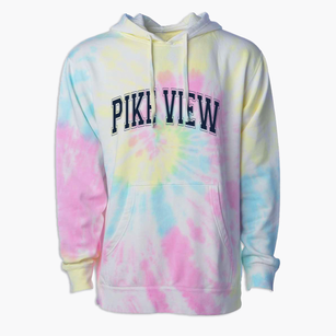 Pike View Elementary School Varsity Arch Premium Tie-Dye Hoodie