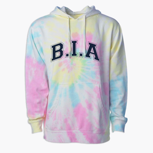 Baltimore International Academy Varsity Arch Premium Tie-Dye Hoodie