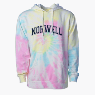 Norwell High School Varsity Arch Premium Tie-Dye Hoodie