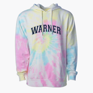 Warner Elementary School Varsity Arch Premium Tie-Dye Hoodie
