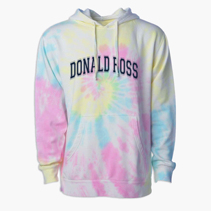 Donald Ross Elementary School Varsity Arch Premium Tie-Dye Hoodie