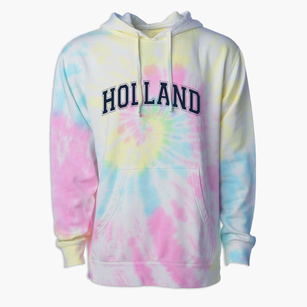 Holland Elementary School Varsity Arch Premium Tie-Dye Hoodie