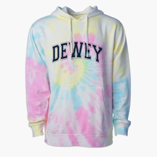 Dewey Center For Urban Education Varsity Arch Premium Tie-Dye Hoodie