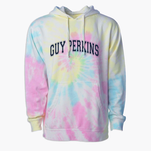 Guy Perkins Elementary School Varsity Arch Premium Tie-Dye Hoodie