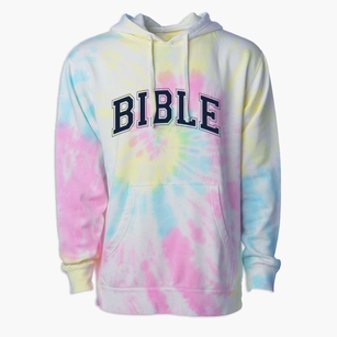 Bible Baptist School Varsity Arch Premium Tie-Dye Hoodie