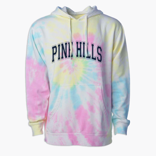 Pine Hills Christian Academy Varsity Arch Premium Tie-Dye Hoodie