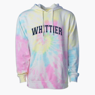 Whittier Elementary School Varsity Arch Premium Tie-Dye Hoodie