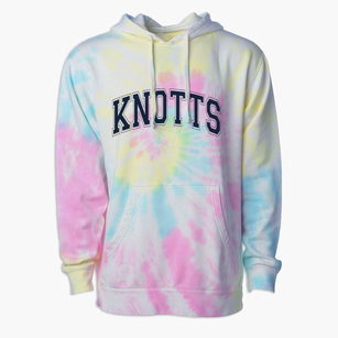 Knotts Elementary School Varsity Arch Premium Tie-Dye Hoodie
