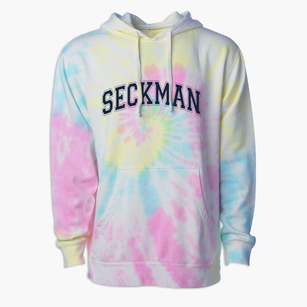 Seckman High School Varsity Arch Premium Tie-Dye Hoodie