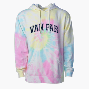 Van Far High School Varsity Arch Premium Tie-Dye Hoodie