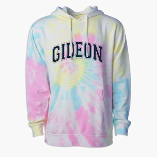 Gideon High School Varsity Arch Premium Tie-Dye Hoodie