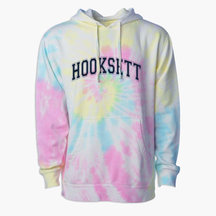 Hooksett Village Elementary School Varsity Arch Premium Tie-Dye Hoodie