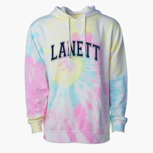Lanett High School Varsity Arch Premium Tie-Dye Hoodie