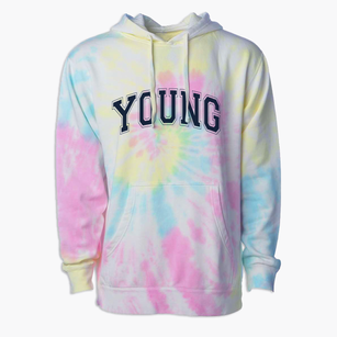 Young Elementary School Varsity Arch Premium Tie-Dye Hoodie