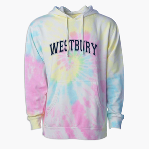 Westbury High School Varsity Arch Premium Tie-Dye Hoodie