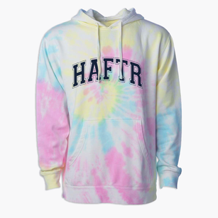 Hebrew Academy Of Five Towns High School Varsity Arch Premium Tie-Dye Hoodie