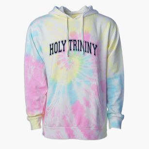 Holy Trininy Ukrainian Catholic Church Varsity Arch Premium Tie-Dye Hoodie