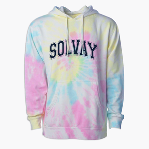 Solvay Middle School Varsity Arch Premium Tie-Dye Hoodie