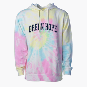 Green Hope Elementary School Varsity Arch Premium Tie-Dye Hoodie