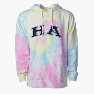 Ha Prep Academy Varsity Arch Premium Tie-Dye Hoodie