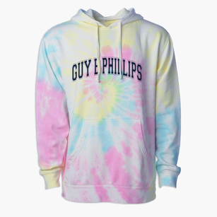 Guy B Phillips Middle School Varsity Arch Premium Tie-Dye Hoodie
