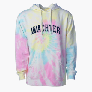 Wachter Middle School Varsity Arch Premium Tie-Dye Hoodie