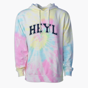 Heyl Elementary School Varsity Arch Premium Tie-Dye Hoodie