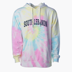 South Lebanon Elementary School Varsity Arch Premium Tie-Dye Hoodie