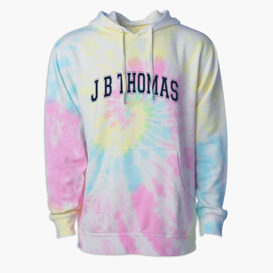 J B Thomas Middle School Varsity Arch Premium Tie-Dye Hoodie