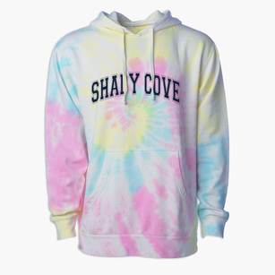 Shady Cove School Varsity Arch Premium Tie-Dye Hoodie