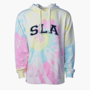 Science Leadership Academy @ Beeber Varsity Arch Premium Tie-Dye Hoodie