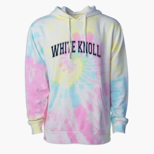 White Knoll Elementary School Varsity Arch Premium Tie-Dye Hoodie