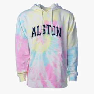 Alston Middle School Varsity Arch Premium Tie-Dye Hoodie