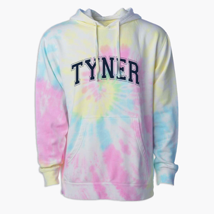 Tyner Academy Varsity Arch Premium Tie-Dye Hoodie