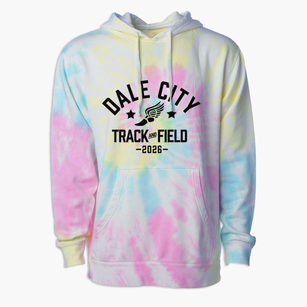 Dale City Elementary School Track and Field Premium Tie-Dye Hoodie