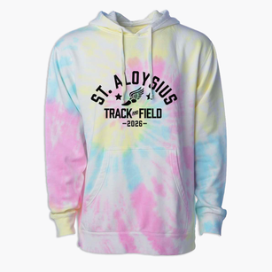 Saint Aloysius School Track and Field Premium Tie-Dye Hoodie