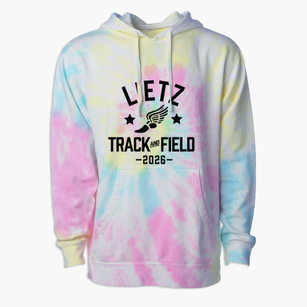Lietz Elementary School Track and Field Premium Tie-Dye Hoodie