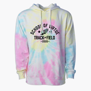 School Of Virtue And Academic Excellence Track and Field Premium Tie-Dye Hoodie