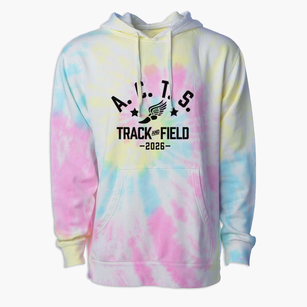 A. C. T. S. Track and Field Premium Tie-Dye Hoodie