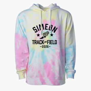 Simeon Career Academy Track and Field Premium Tie-Dye Hoodie