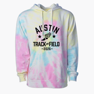 Austin High School Track and Field Premium Tie-Dye Hoodie