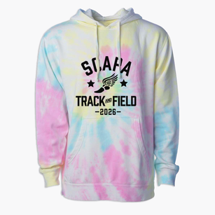 School For The Creative And Performing Arts Track and Field Premium Tie-Dye Hoodie