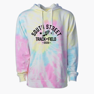 South Street Elementary School Track and Field Premium Tie-Dye Hoodie