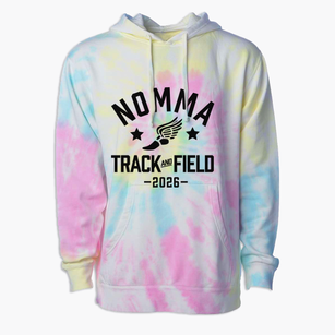 New Orleans Military Maritime Academy Track and Field Premium Tie-Dye Hoodie