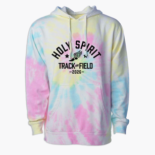 Holy Spirit Elementary School Track and Field Premium Tie-Dye Hoodie