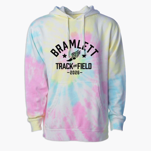 Bramlett Elementary School Track and Field Premium Tie-Dye Hoodie
